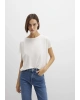 MAVİ Soft-Premium Ekru (TENCEL™) Modal Karışımlı Basic Tişört
