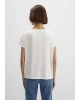 MAVİ Soft-Premium Ekru (TENCEL™) Modal Karışımlı Basic Tişört