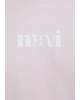 Mavi Logo Baskılı Pembe Tişört