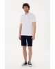 U.S. Polo Assn. POLO YAKA DOKUMA KUMAŞ T-SHİRT
