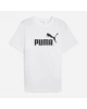 PUMA Erkek uzun pamuklu tişört Puma Ess No. 1 Logo Beyaz baskılı