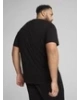 Erkek uzun pamuklu tişört Puma Ess No. 1 Logo Tee Siyah baskılı