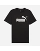 Erkek uzun pamuklu tişört Puma Ess No. 1 Logo Tee Siyah baskılı
