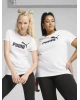 PUMA Kadın pamuklu tişört Puma Ess No. 1 Logo Tişört BEYAZ