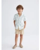 LCW Kids Bej Beli Lastikli Erkek Çocuk Şort