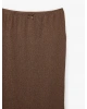 KOTON Bürümcük Kumaş Slim Fit Fiyonk Detaylı Midi Etek