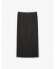 KOTON Bürümcük Kumaş Slim Fit Fiyonk Detaylı Midi Etek