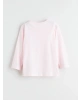 LCW Kids Pembe Bisiklet Yaka Baskılı Kız Çocuk Pijama Takım