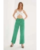 Fashion Friends Desenli Pantolon Yeşil / Green