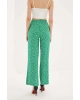 Fashion Friends Desenli Pantolon Yeşil / Green