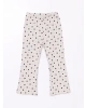 LCW Kids Bisiklet Yaka Çiçekli Kız Çocuk Bluz ve Tayt Pantolon 2li