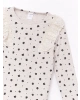 LCW Kids Bisiklet Yaka Çiçekli Kız Çocuk Bluz ve Tayt Pantolon 2li