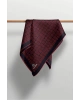 Vissona 100% Twill İpek Etnik Motif Desenli Siyah - Kırmızı Renkli 90x90 Dikim Şekli : El Dikişi Eşarp