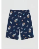 LCW Kids Mavi Bisiklet Yaka Erkek Çocuk Şortlu Pijama Takım