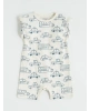 LCW baby Ekru Erkek Bebek Baskılı Tulum 2li