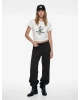 Koton Slim Fit Pamuklu Kısa Kollu Bisiklet Yaka Köpek Baskılı Tişört