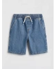 LCW Kids Indigo Beli Lastikli Erkek Çocuk Jean Şort