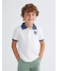 LCW Kids Ekru Polo Yaka Nakışlı Erkek Çocuk Tişört ve Şort 2li