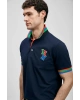 Lufian Fun Smart Erkek Polo Tişört Erkek Tişort LACİVERT