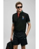 Lufian Fun Smart Erkek Polo Tişört Erkek Tişort SİYAH