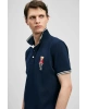 Lufian Brady Smart Erkek Polo Yaka Tişört Erkek Tişort LACİVERT
