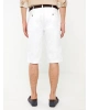 LCWAIKIKI Classic Beyaz Standart Kalıp Gabardin Erkek Bermuda Şort