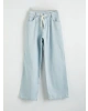 LCW Kids Indigo Baggy Fit Kız Çocuk Jean Pantolon