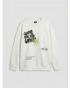 LCW Kids Ekru Baskılı Erkek Çocuk Sweatshirt