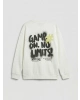 LCW Kids Ekru Baskılı Erkek Çocuk Sweatshirt