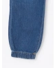 LCW Kids Indigo Beli Lastikli Erkek Çocuk Jogger Jean Pantolon