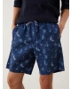 LCW SWIMWEAR Diz Hizası Boy Desenli Erkek Deniz Şortu