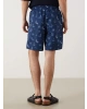 LCW SWIMWEAR Diz Hizası Boy Desenli Erkek Deniz Şortu
