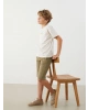 LCW Kids Haki Beli Lastikli Erkek Çocuk Şort
