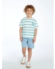LCW baby Beli Lastikli Basic Erkek Bebek Jean Şort