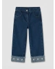 LCW baby Mavi Regular Fit Kız Bebek Jean Pantolon