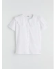 LCW Kids Beyaz Bebe Yaka Kız Çocuk Poplin Gömlek