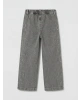 LCW Kids Gri Taş Işlemeli Kız Çocuk Jean Pantolon