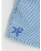 LCW Kids Indigo Çizgili Kız Çocuk Jean Şort