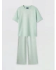 LC Waikiki LCW KidsYeşil Kız Çocuk Tişört Ve Pantolon Takım