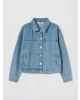LCW Kids Mavi Taşlı Kız Çocuk Jean Ceket