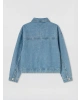 LCW Kids Mavi Taşlı Kız Çocuk Jean Ceket