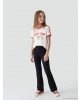 LCW Kids Siyah Beli Lastikli Ispanyol Paça Kız Çocuk Tayt
