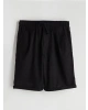 LCW Kids Siyah Beli Lastikli Basic Erkek Çocuk Şort