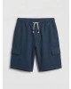 LCW Kids Indigo Erkek Çocuk Gabardin Kargo Şort
