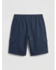 LCW Kids Indigo Erkek Çocuk Gabardin Kargo Şort
