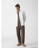 XSIDE Beyaz Loose Fit Oxford Erkek Gömlek