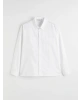 XSIDE Beyaz Loose Fit Oxford Erkek Gömlek