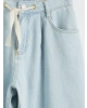 LCW Kids Indigo Baggy Fit Kız Çocuk Jean Pantolon