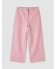 LCW Kids Pembe Beli Lastikli Nakışlı Kız Çocuk Pantolon