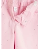 LCW Kids Pembe Kız Çocuk Taşlı Gabardin Pantolon